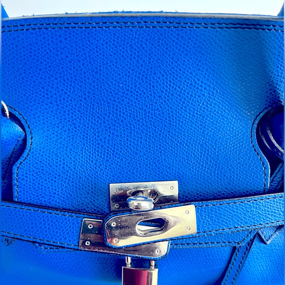 Electric Blue Handbag - Excellent - Picture 6 of 10